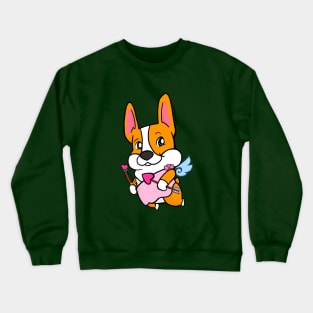 Simple Cupid Corgi Crewneck Sweatshirt